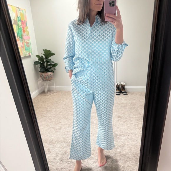 Hill House The James Shirt and Ankle Cropped Pant Set - Picture 3 of 3